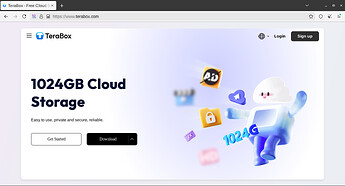 terabox opens