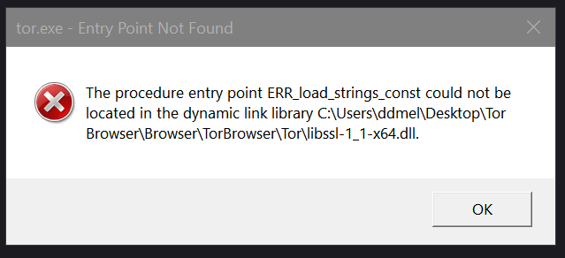 tor error