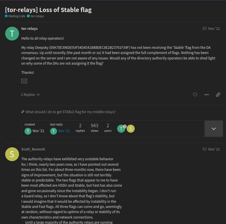 How to check which directory authorities assign/withhold which flags to my relays Relay